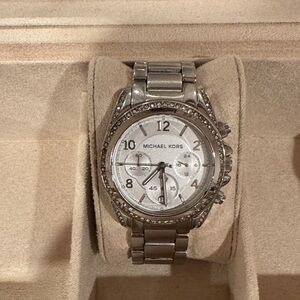 Michael Kors Silver Chronograph Watch